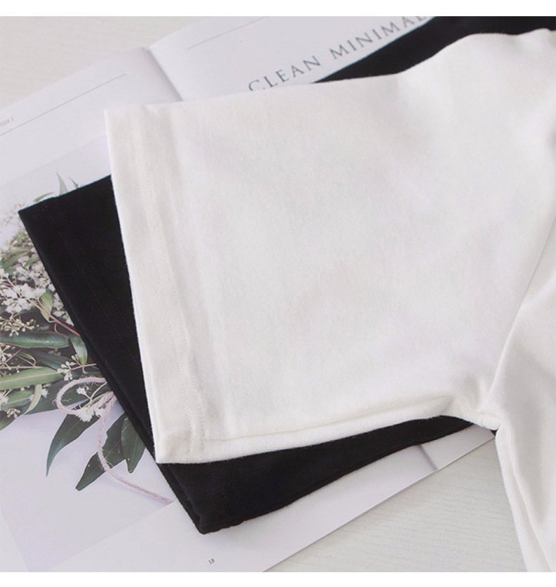 Premium Wholesale T-Shirt close up of stitching quality