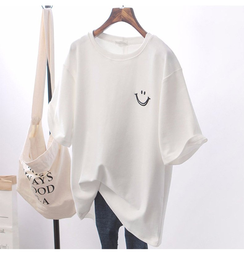 Premium Wholesale T-Shirt side view demonstrating drape