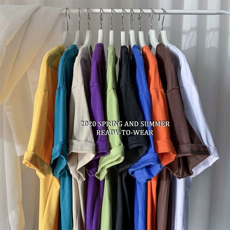 250gsm Heavyweight Cotton T-Shirt Front View