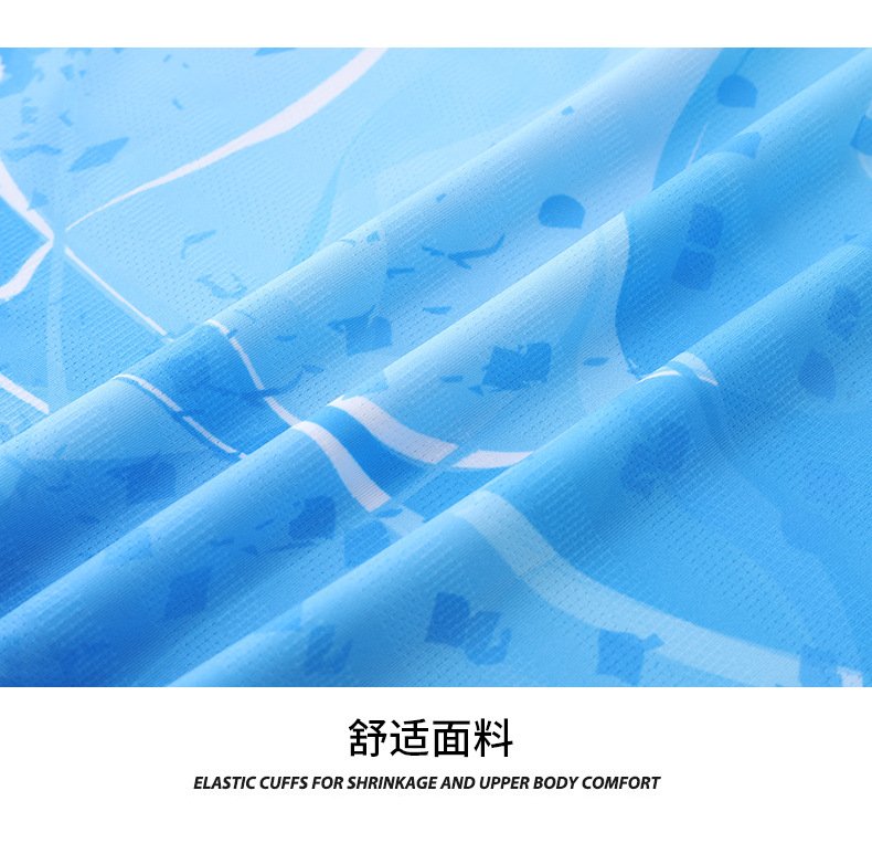 Lifestyle Shot of Athlete in Custom Sublimation Running T-Shirt at Gym