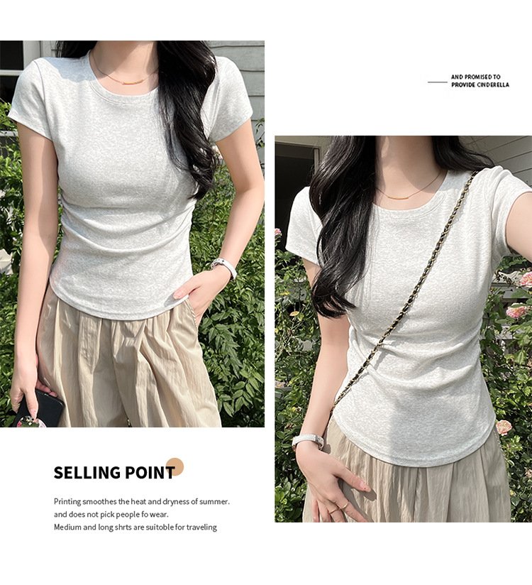 Model Wearing Dress Side View