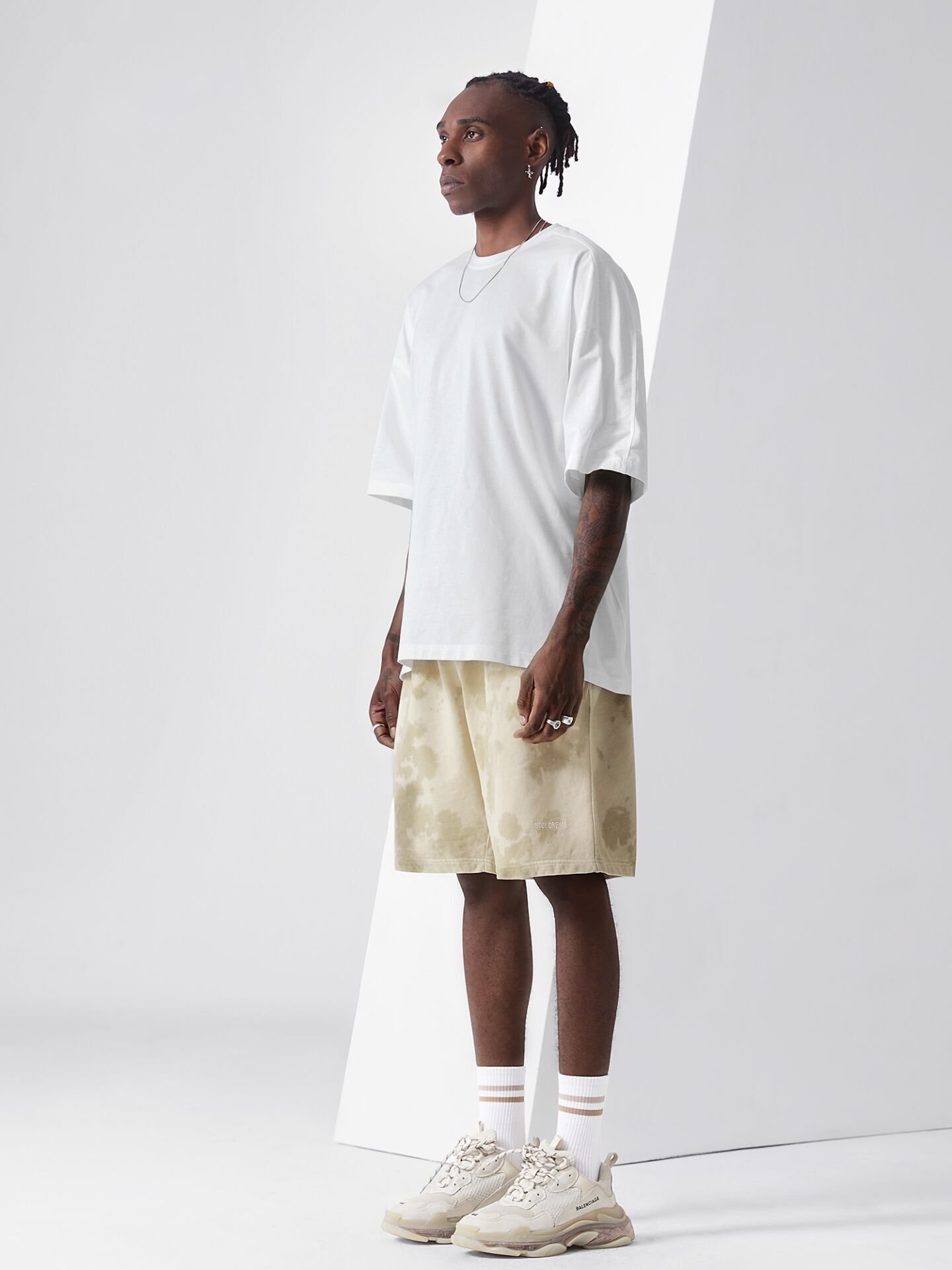 250gsm Heavyweight Cotton T-Shirt Detail Shot