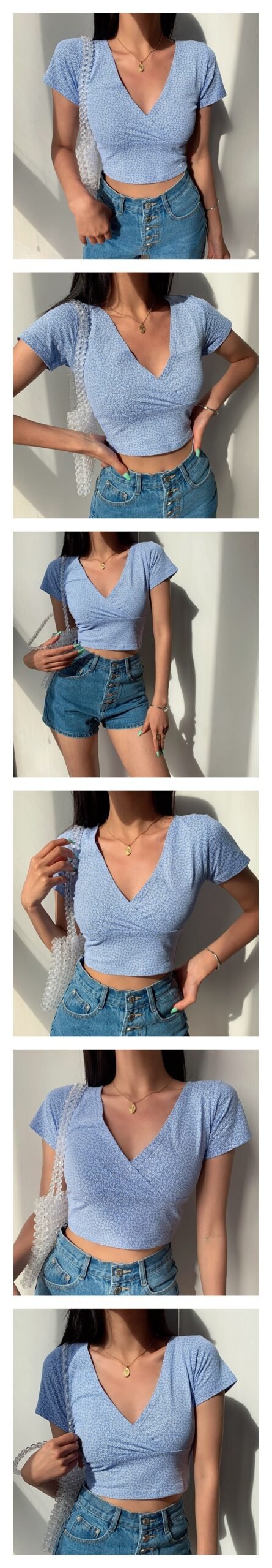 Model Wearing T-Shirt